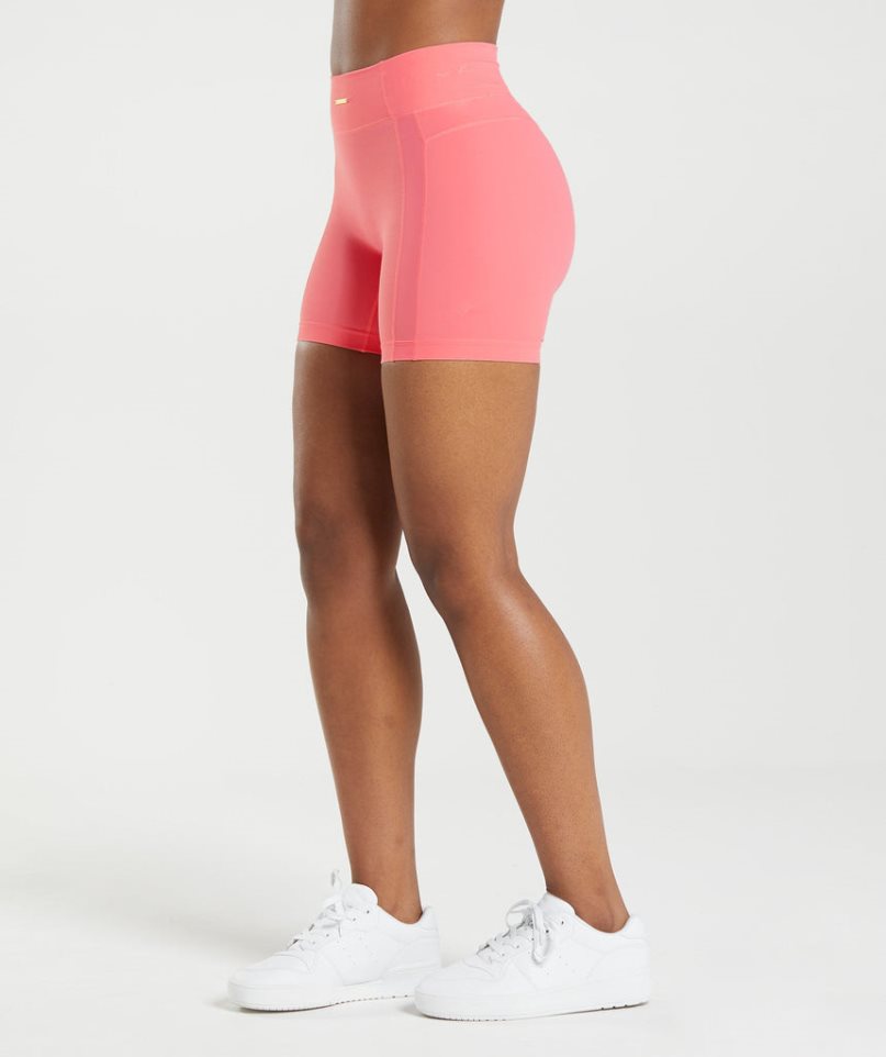 Women's Gymshark Whitney Mesh Shorts Pink | CA 6N7DA0